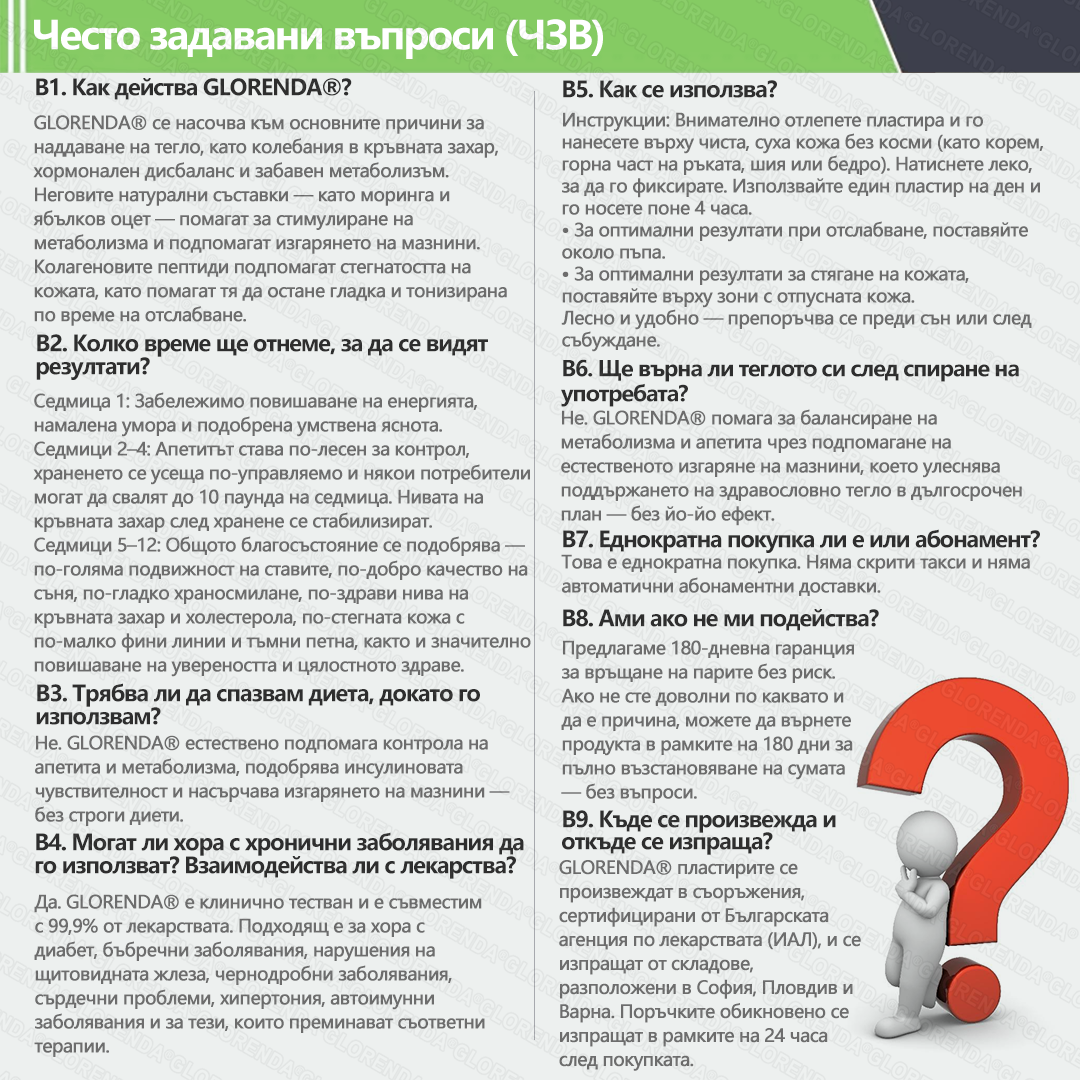 Официален магазин | 🍀🍀𝐆𝐋𝐎𝑹𝑬𝑵𝑫𝗔® Мoringa · Берберин × NAD+ 10-в-1 Напреднал Нано Микронеделен Пластир (Само веднъж на ден, видими промени за 7 дни) ✅ За затлъстяване, 🅛🅞🅞🅢🅔 🅢🅚🅘🅝, диабет, сънна апнея, проблеми със ставите и още.🎁