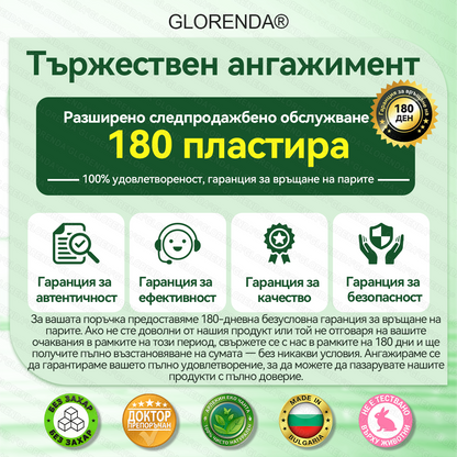 Официален магазин  | 🍀🍀𝐆𝐋𝐎𝑹𝑬𝑵𝑫𝗔® Мoringa · Берберин × NAD+ 10-в-1 Напреднал Нано Микронеделен Пластир (Само веднъж на ден, видими промени за 7 дни) ✅ За затлъстяване, 🅛🅞🅞🅢🅔 🅢🅚🅘🅝, диабет, сънна апнея, проблеми със ставите и още.🎁