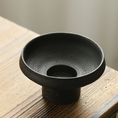 Black and White Ikebana Vase Set